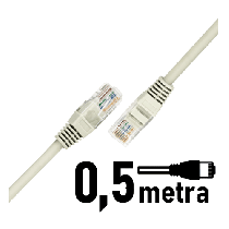 Kabel Ethernet LAN sieciowy 0.5M CAT5 RJ45