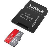 SanDisk 256GB MICRO SDXC ULTRA 100 MBs Cl.10 UHSI
