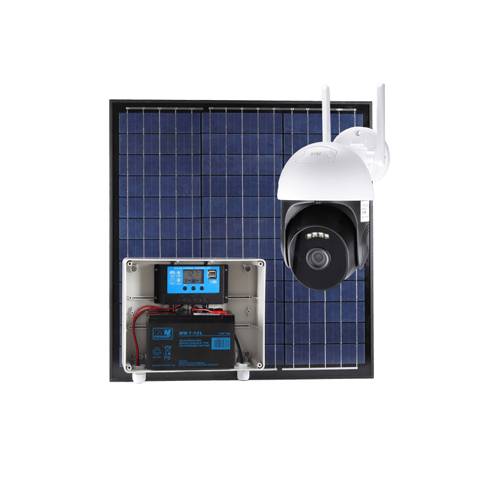 Zestaw Solarny 40W + Kamera Obrotowa AC08 GSM 2Mpx 