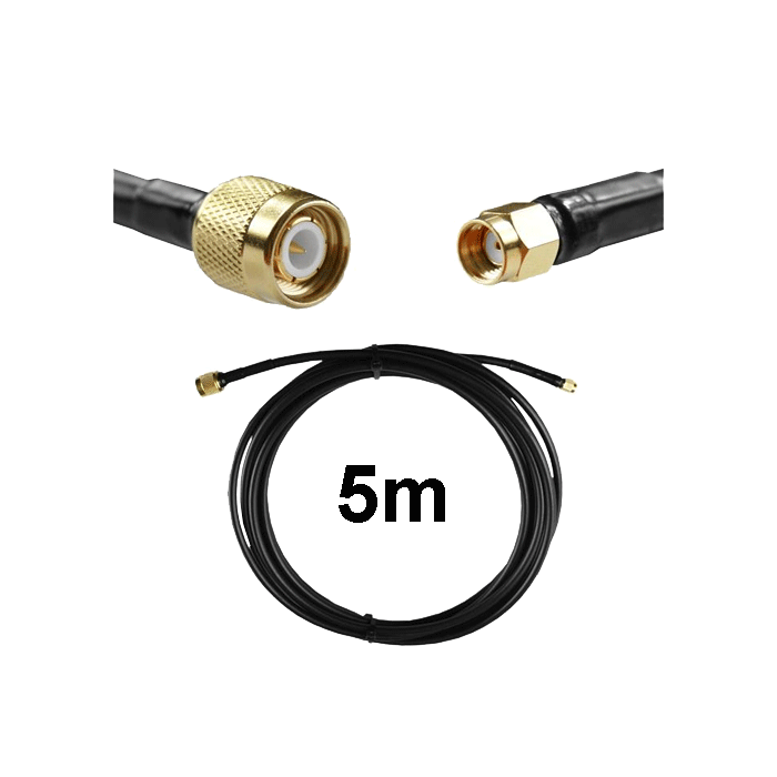 Konektor 5m TNC-m/RP-SMAm 