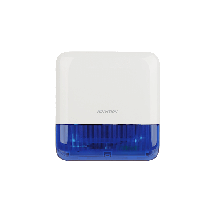 Bezprzewodowy sygnalizator zewnętrzny AX PRO DS-PS1-E-WE/BLUE Hikvision
