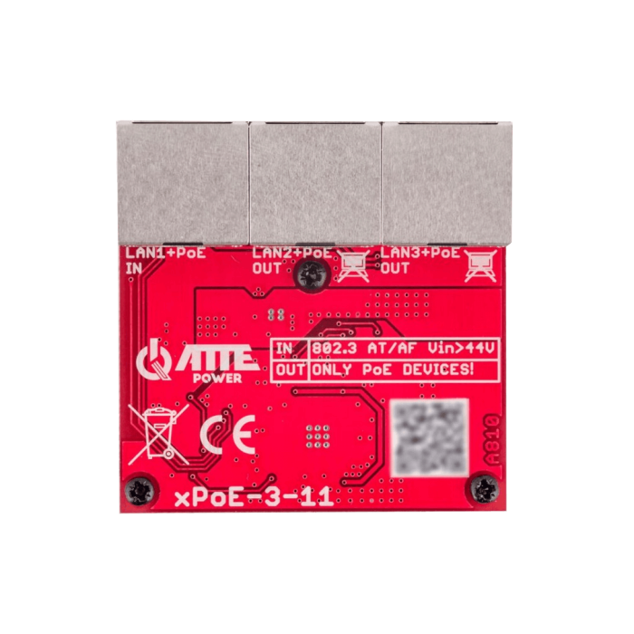 Switch POE Extender ATTE XPOE-3-11 3-portowy