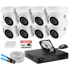 Zestaw Monitoringu IP POE 5MP 8 Kamery 5MP IR20