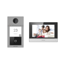 OUTLET - Zestaw wideodomofonowy DS-KIS604-S(C) Hikvision