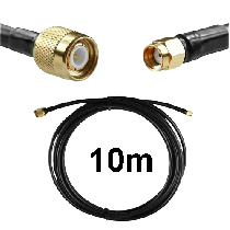 Konektor 10m TNC-m/RP-SMAm 