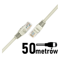 Kabel Ethernet LAN sieciowy 50M CAT5 RJ45
