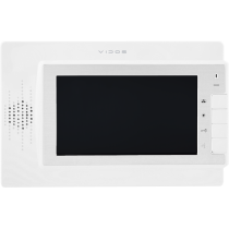 Monitor wideodomofonu, ekran LCD TFT 7” Biały M320W