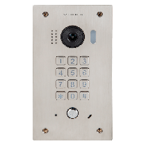S1411D Jednoabonentowa Stacja bramowa wideodomofonu, podtynkowa, 2.0 Mpx, kąt widzenia 170°, Przyciski ruchome