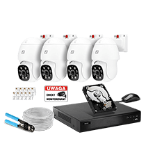Zestaw Monitoringu IP POE 4MP 4 Kamery 4MP IR30