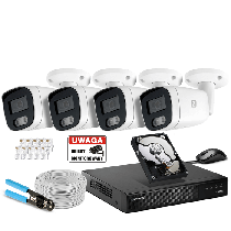 Zestaw Monitoringu IP POE 5MP 4 Kamery B5 