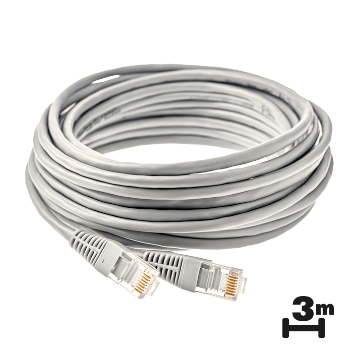 Kabel Ethernet LAN sieciowy 3M CAT5 RJ45