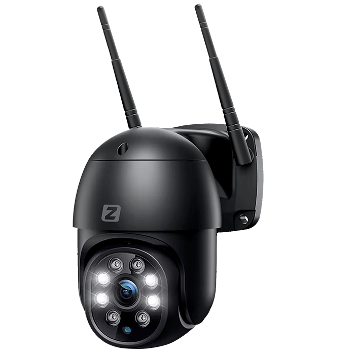 OUTLET - Kamera obrotowa Zintronic P4 Black IP WiFi 3.6mm 4MP 4 MPX IR 30M - Ślady montażu